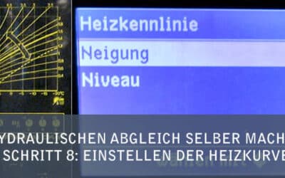 Hydraulischen Abgleich selber machen – Schritt 8: Einstellen der Heizkurve
